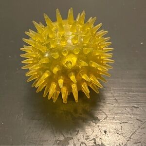 Yellow Spiky light up Ball